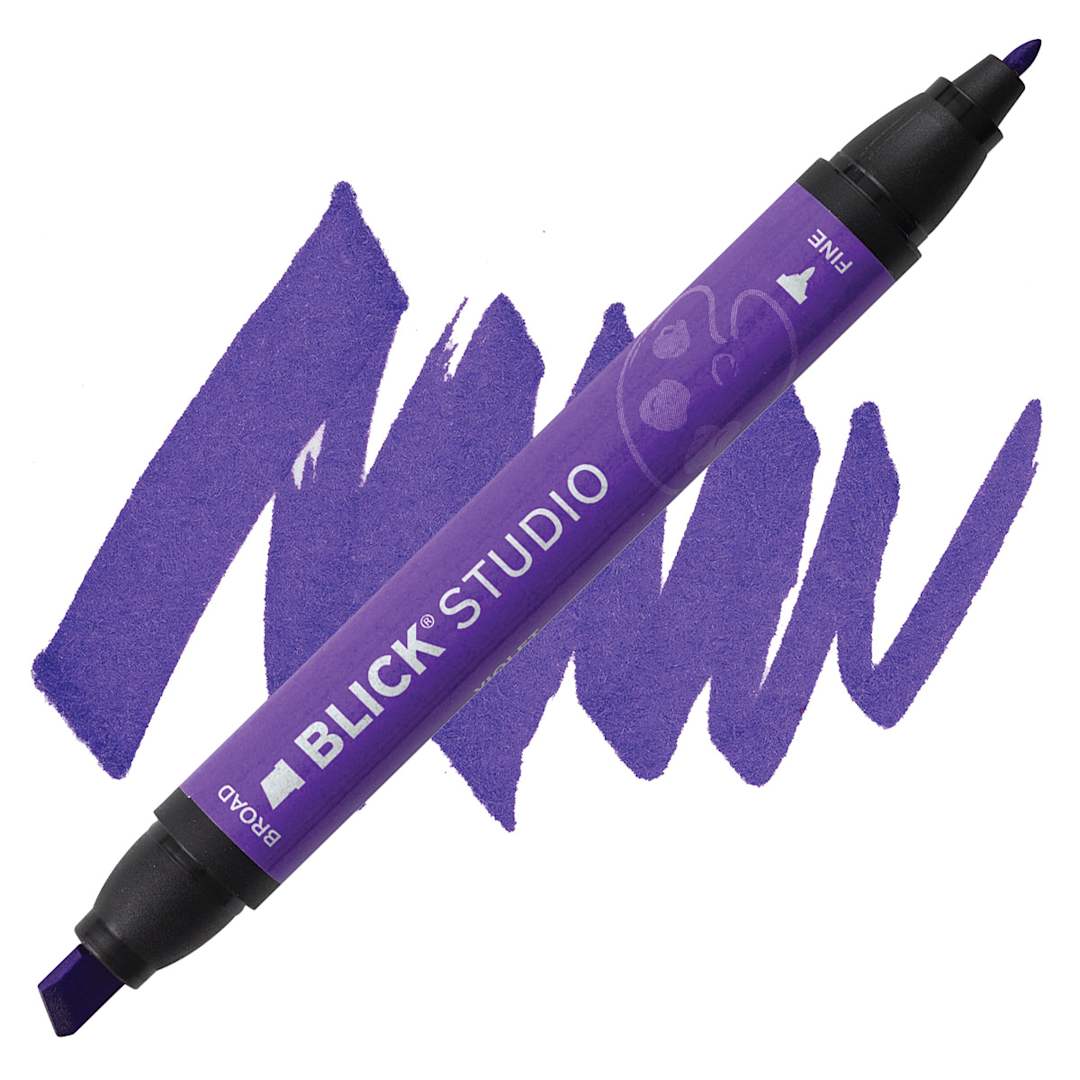 Open in modal - Blick Studio Marker - Violet marker and swatch