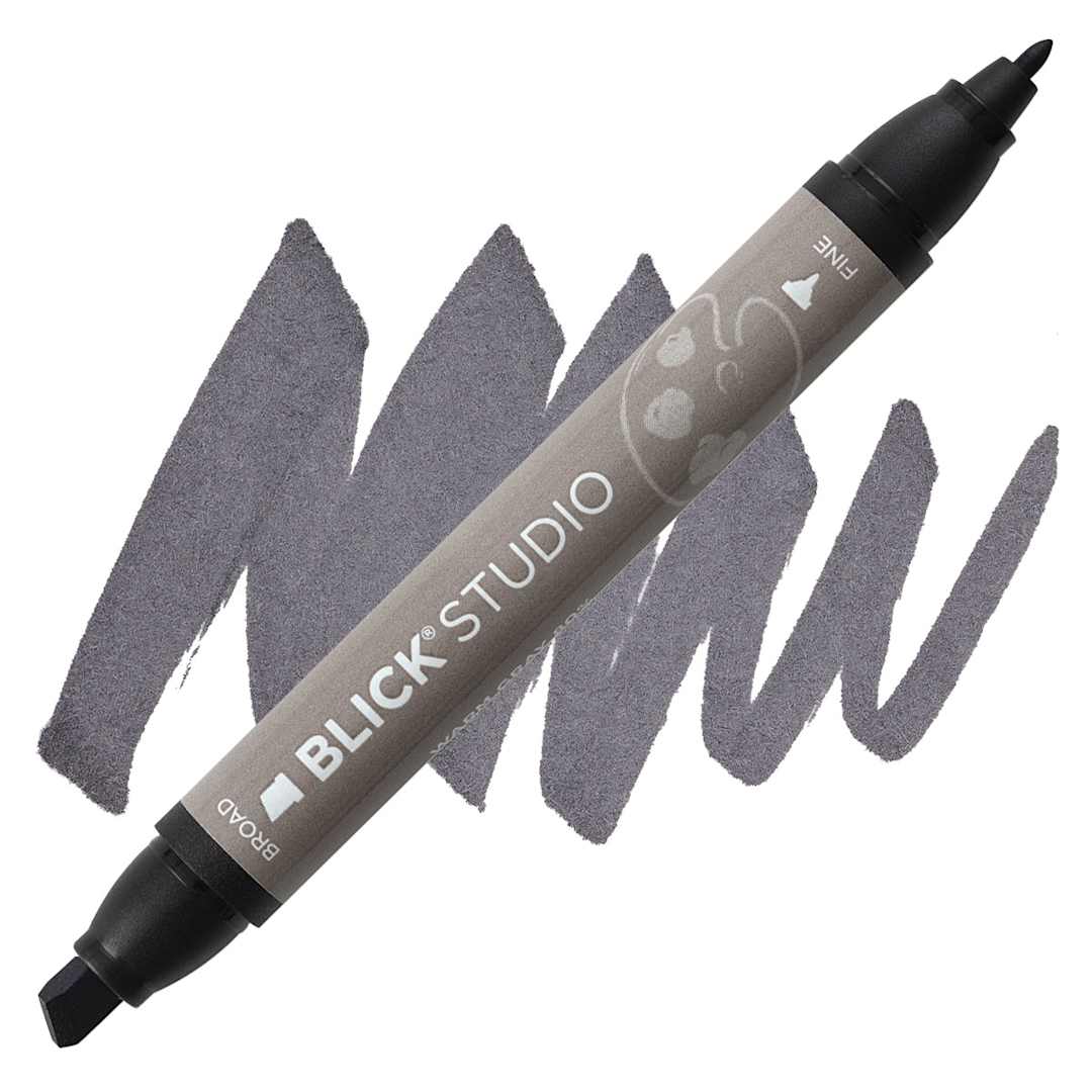 Open in modal - Blick Studio Marker - Warm Gray 80% marker and swatch