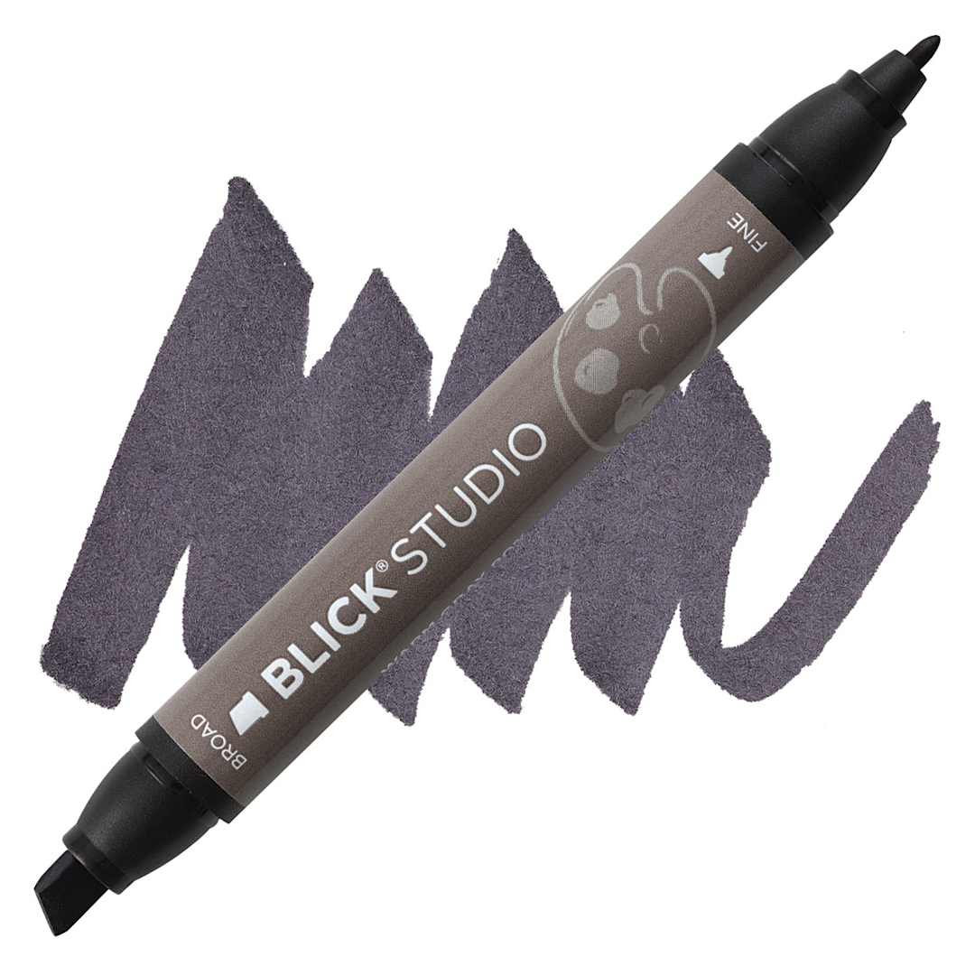 Open in modal - Blick Studio Marker - Warm Gray 90% marker and swatch