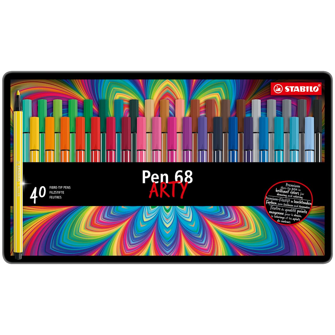 Open in modal - Stabilo Pen 68 Set - Set of 40, Arty Colors