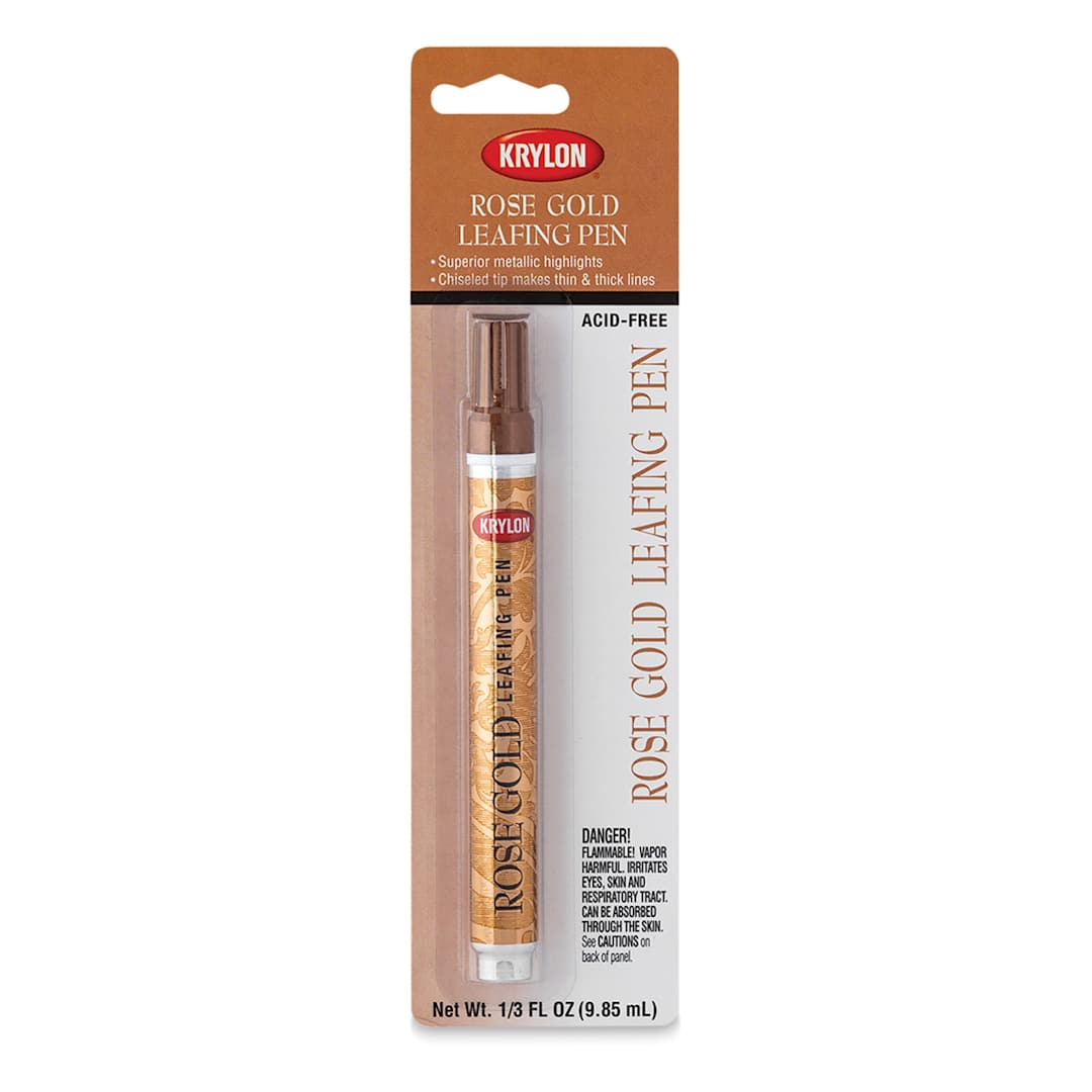 Open in modal - Krylon Leafing Pens - front view of Rose Gold package