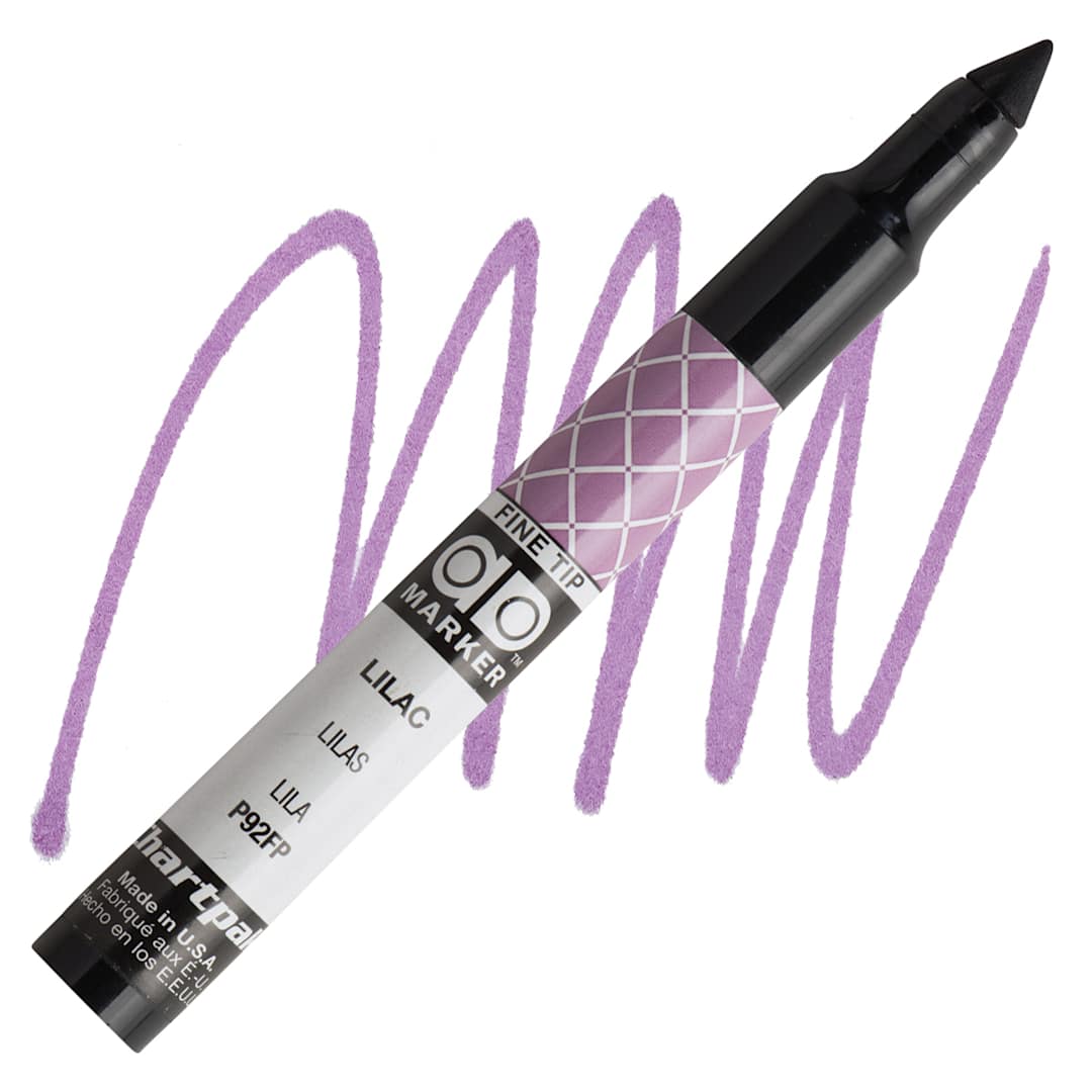 Open in modal - Chartpak Fine Tip Ad Marker - Lilac marker and swatch