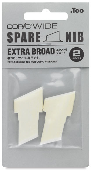 Open in modal - Copic Wide Replacement Nibs, Set of 2 - Extra Broad 