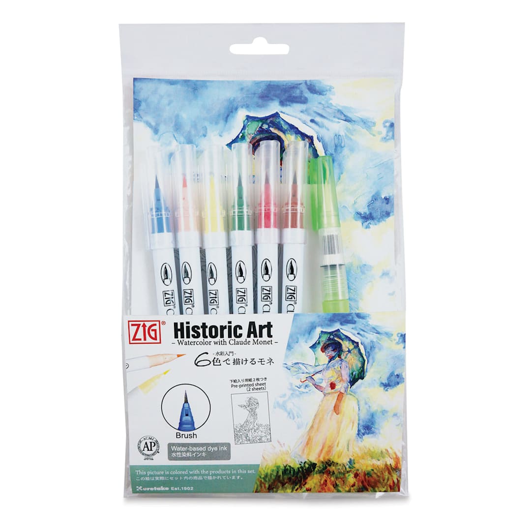 Open in modal - Kuretake Zig Historic Art Watercolors with Claude Monet