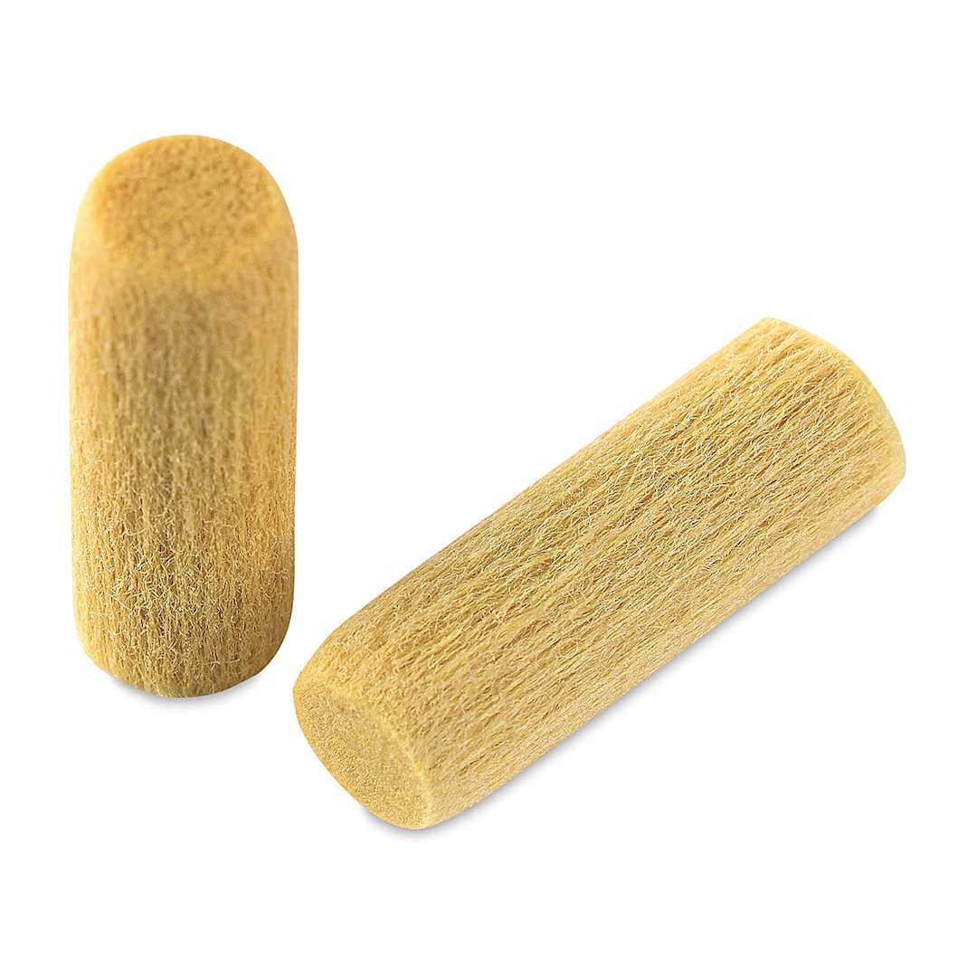 Open in modal - Montana Black Paint Replacement Nibs - 2 Round nibs shown one standing, one at angle