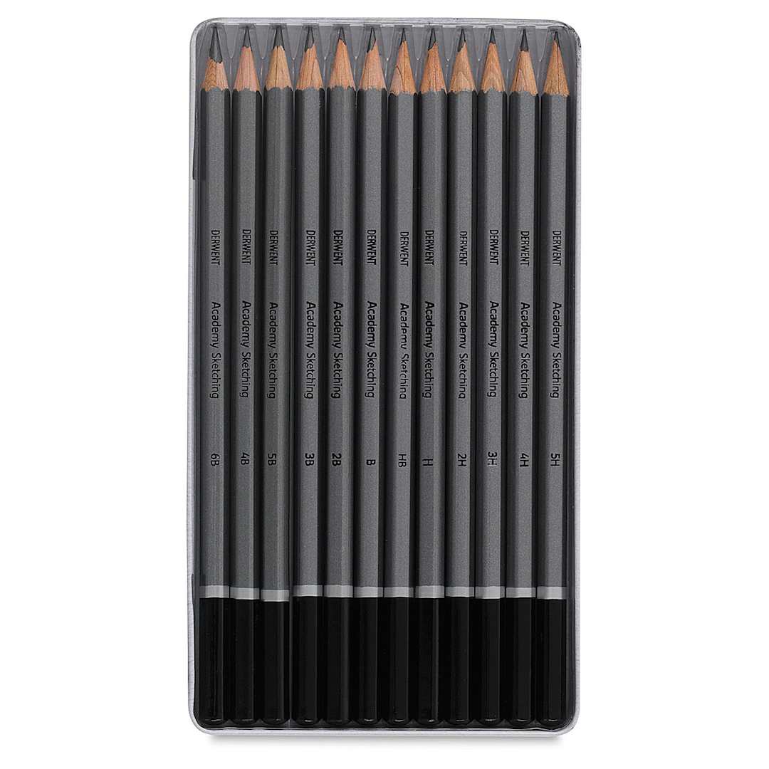Open in modal - Academy Sketching Pencils, Set of 12