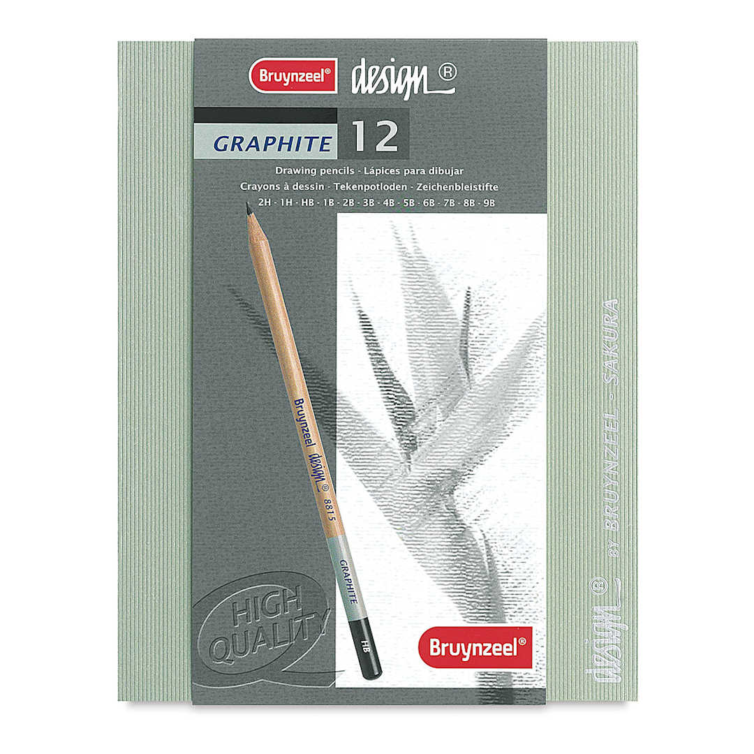 Open in modal - Graphite Pencils - Top of package of Set of 12 pencils