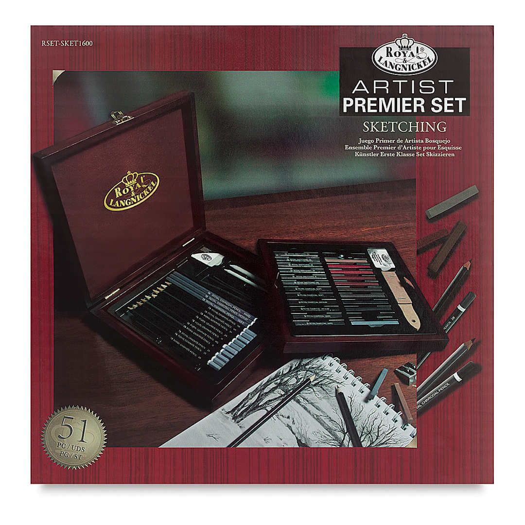 Open in modal - Royal & Langnickel Premier Sketching Set - Front of package shown