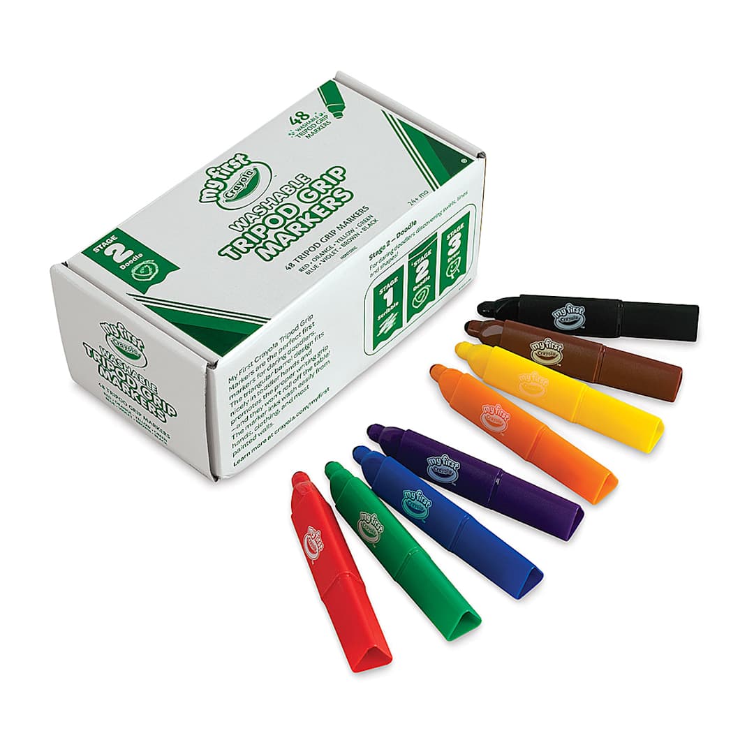 Open in modal - Crayola My First Tripod Grip Markers Classpack