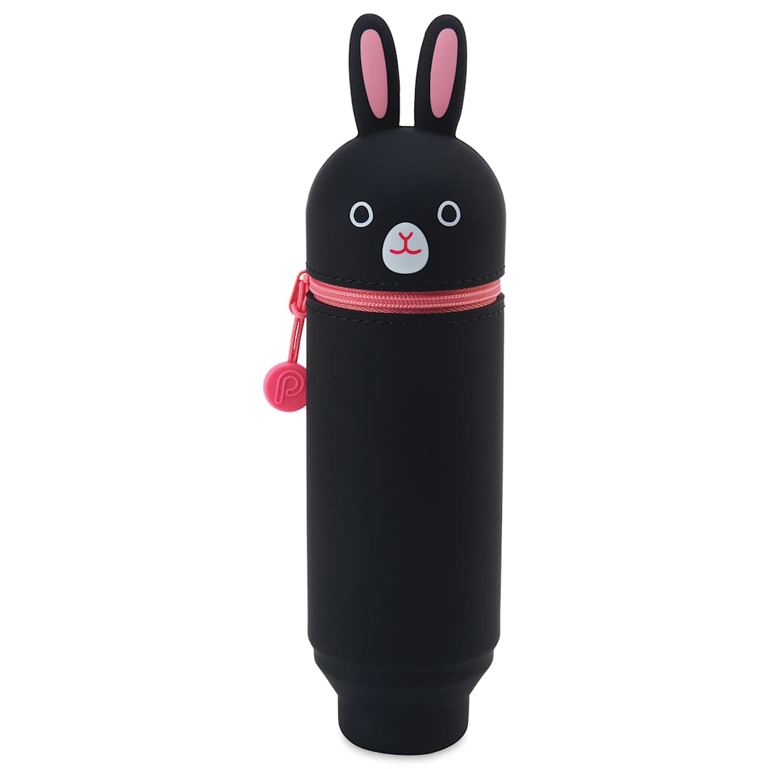 Open in modal - PuniLabo Stand Up Pen Case - Black Rabbit