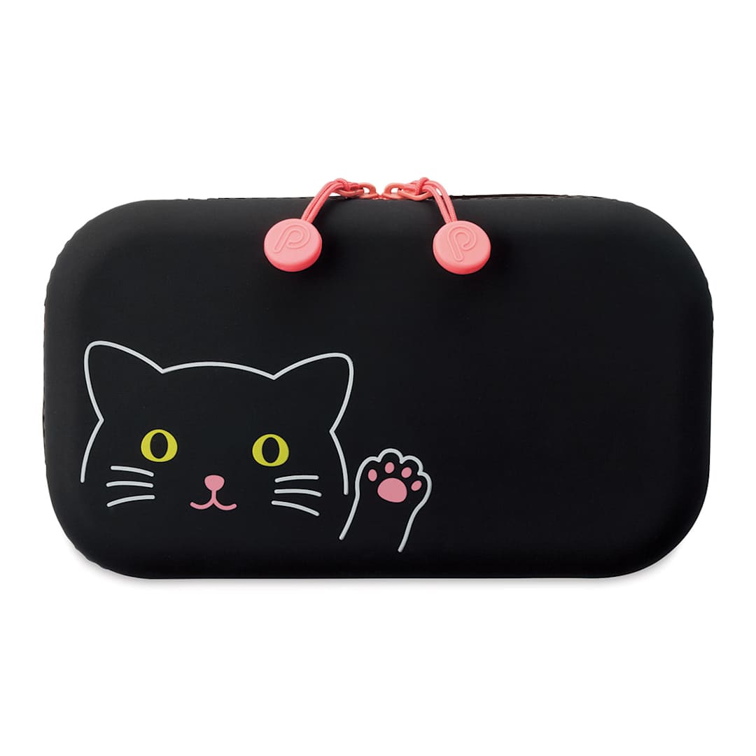 Open in modal - PuniLabo Zipper Pouch - Black Cat