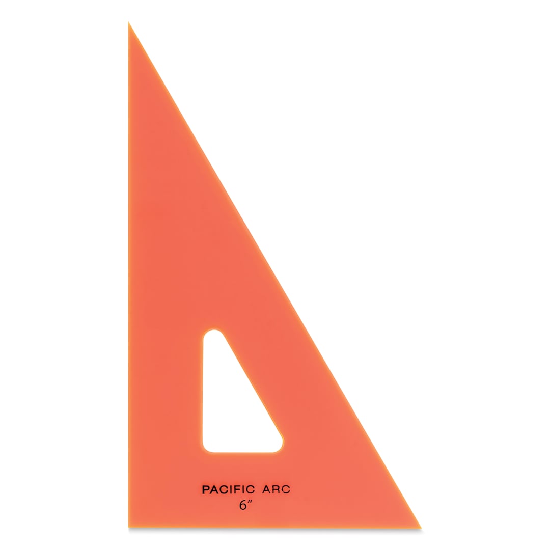 Open in modal - Pacific Arc Professional Fluorescent Triangle - 6", 30-60 Degree