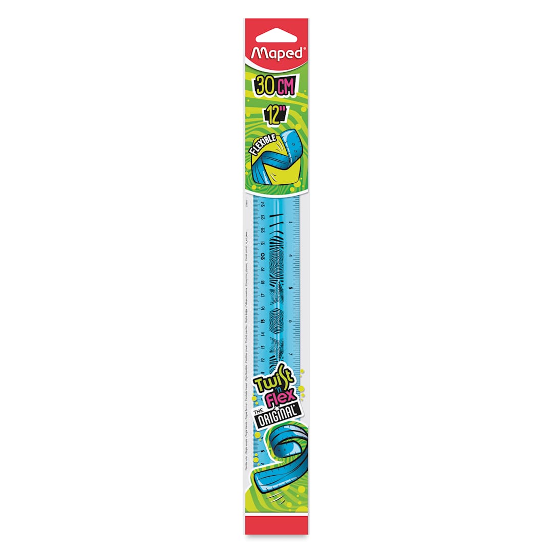 Open in modal - Maped Twist ‘n Flex Ruler - 12", blue