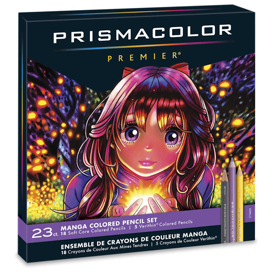 Open in modal - Prismacolor Premier Colored Pencils Manga Set - Front of package
