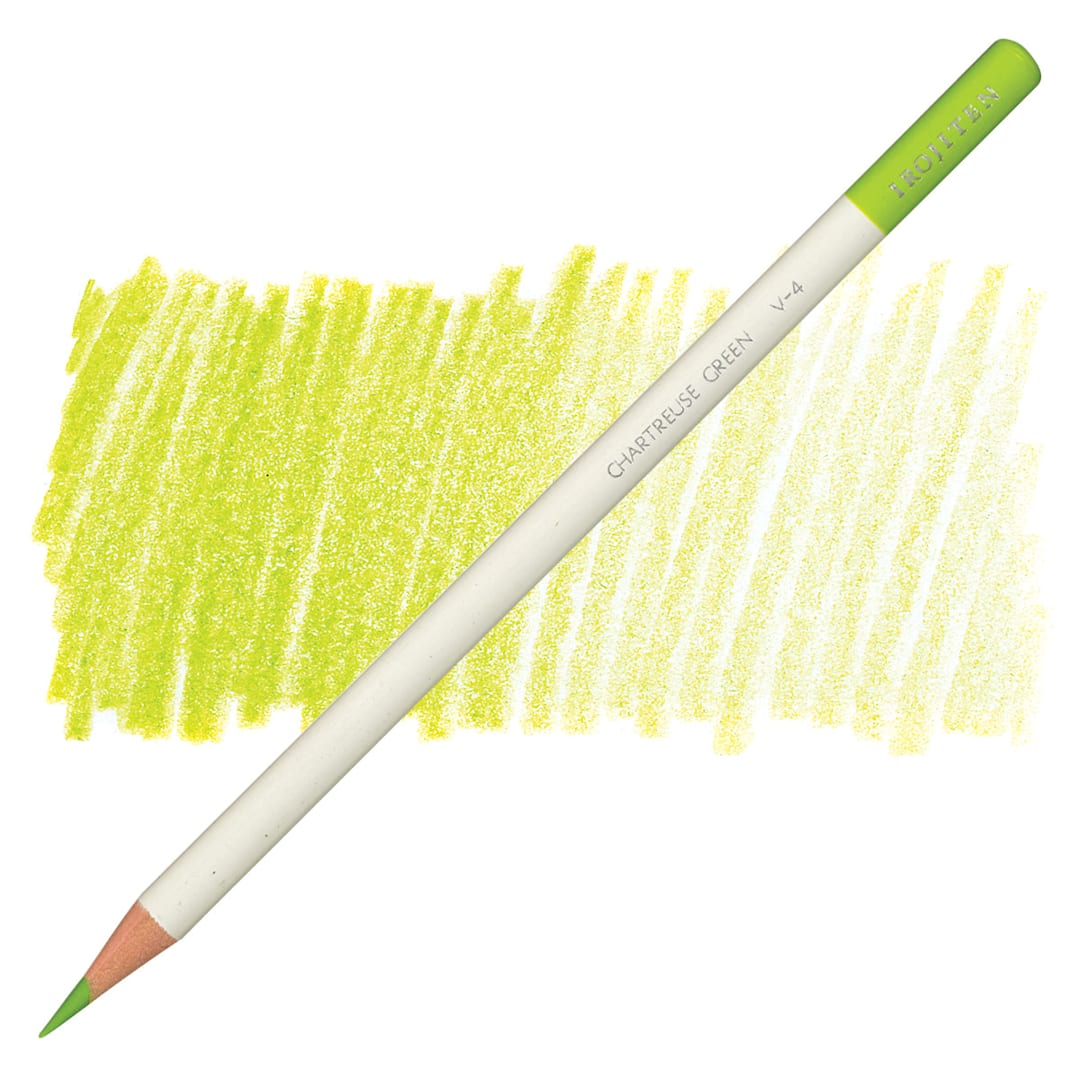 Open in modal - Irojiten Color Pencil - Chartreuse Green pencil and swatch