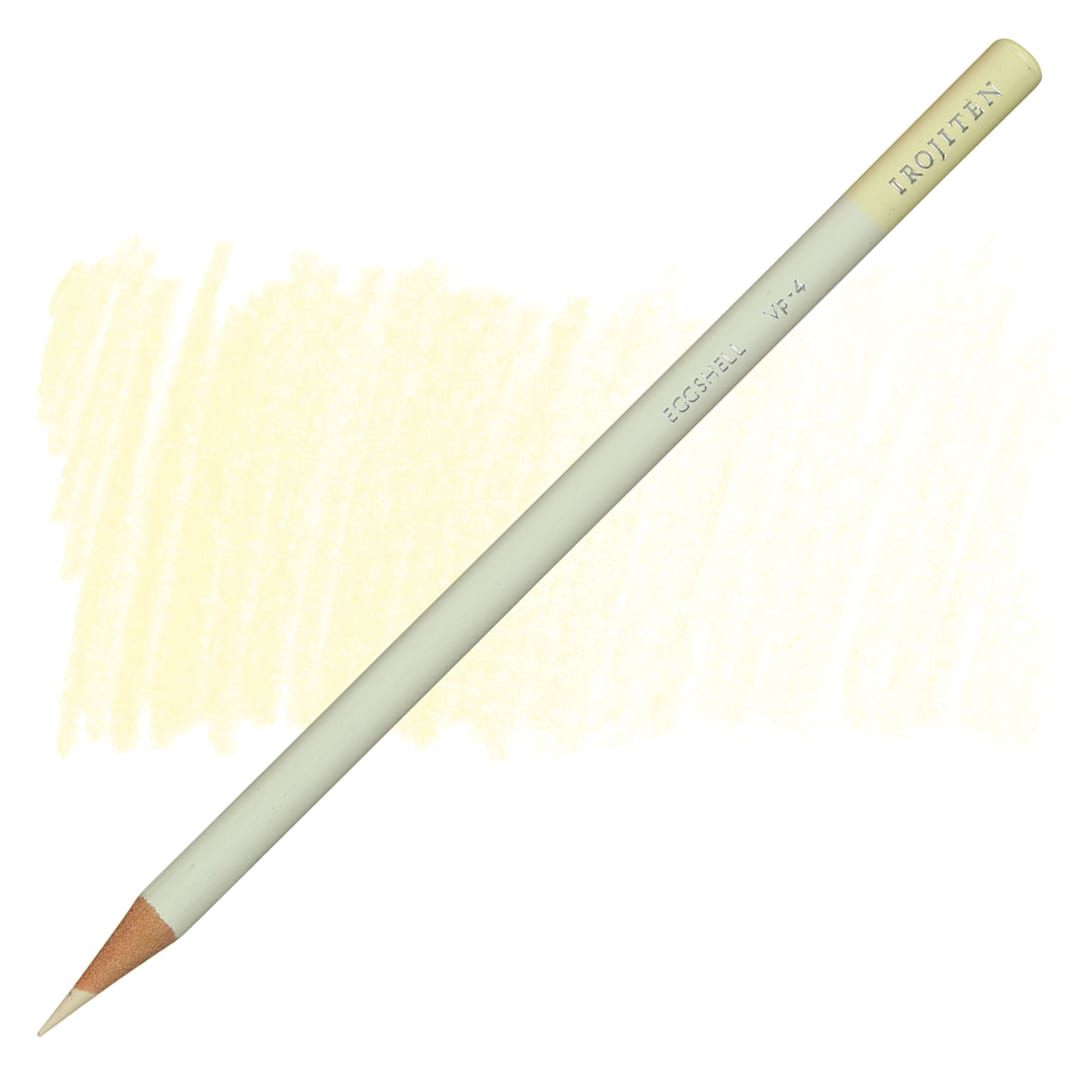 Open in modal - Irojiten Color Pencil - Eggshell pencil and swatch