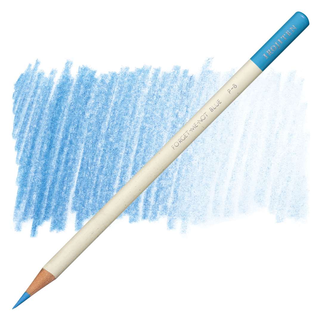 Open in modal - Irojiten Color Pencil - Forget Me Not Blue pencil and swatch