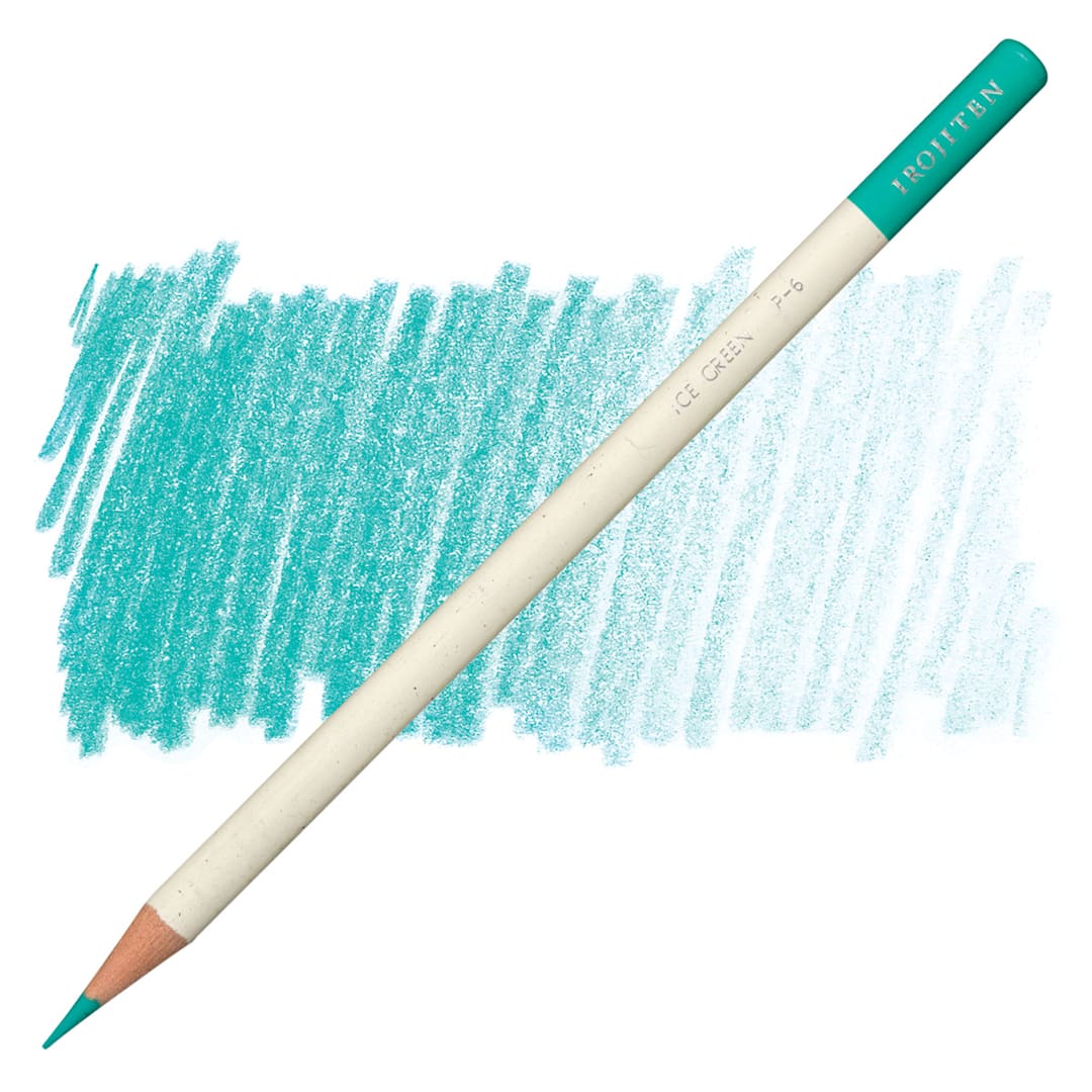 Open in modal - Irojiten Color Pencil - Ice Green pencil and swatch