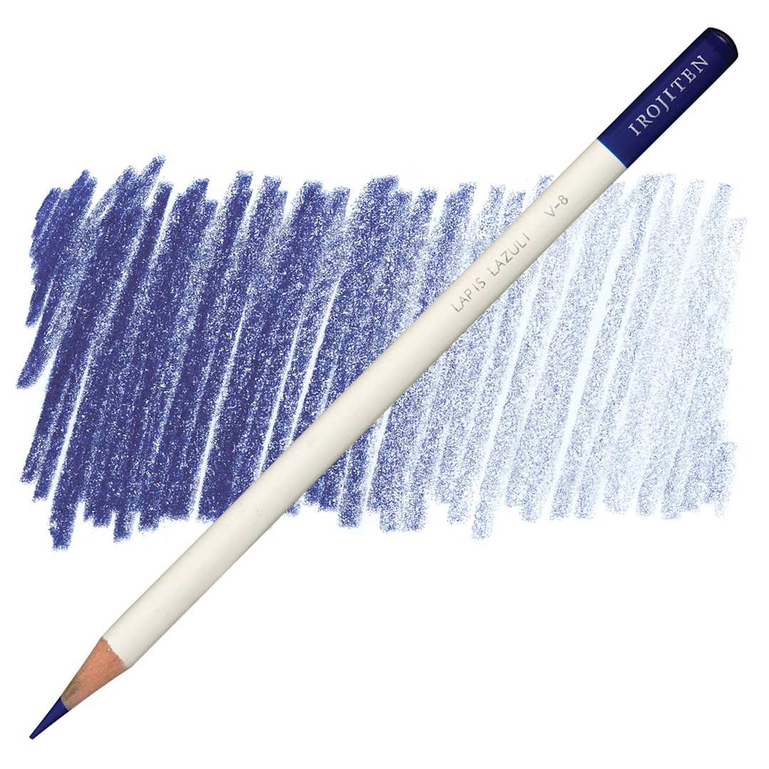 Open in modal - Irojiten Color Pencil - Lapis Lazuli pencil and swatch