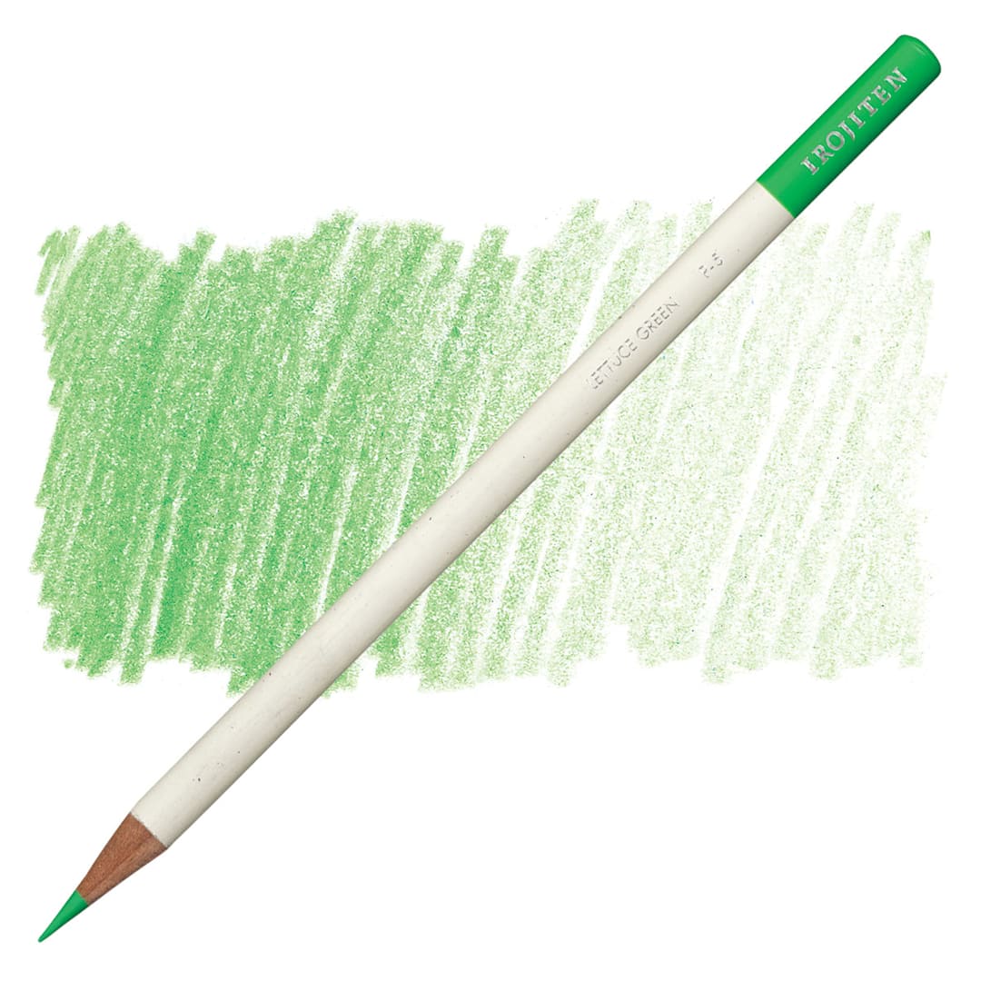 Open in modal - Irojiten Color Pencil - Lettuce Green pencil and swatch