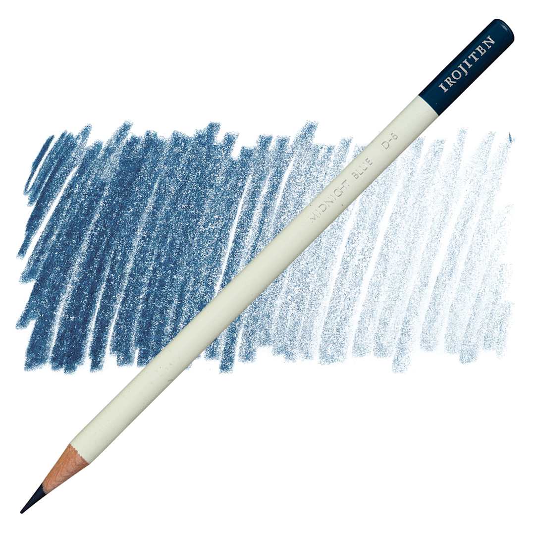 Open in modal - Irojiten Color Pencil - Midnight Blue pencil and swatch