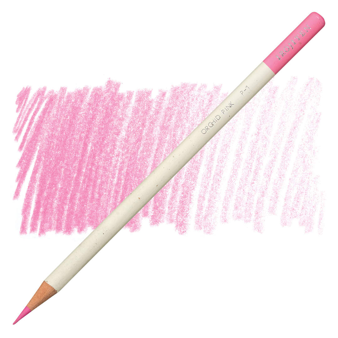 Open in modal - Irojiten Color Pencil - Orchid Pink pencil and swatch