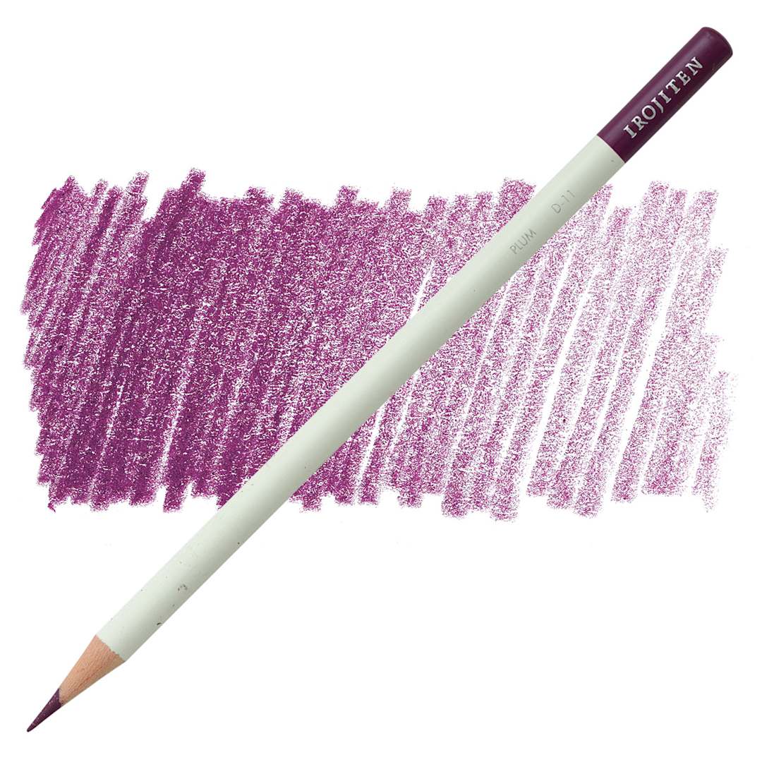 Open in modal - Irojiten Color Pencil - Plum pencil and swatch