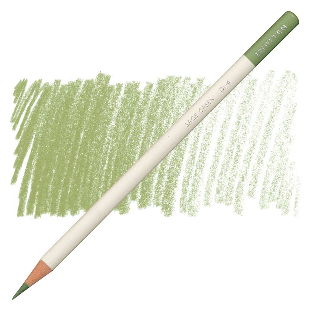 Open in modal - Irojiten Color Pencil - Sage Green pencil and swatch