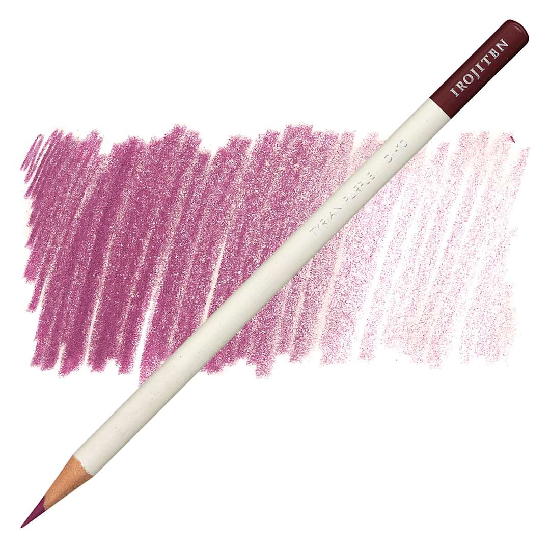 Open in modal - Irojiten Color Pencil - Tyrian Purple pencil and swatch
