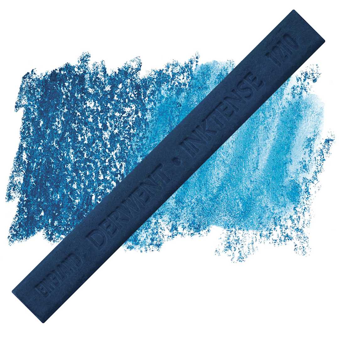 Open in modal - Derwent Inktense Block - Dark Aquamarine block and swatch