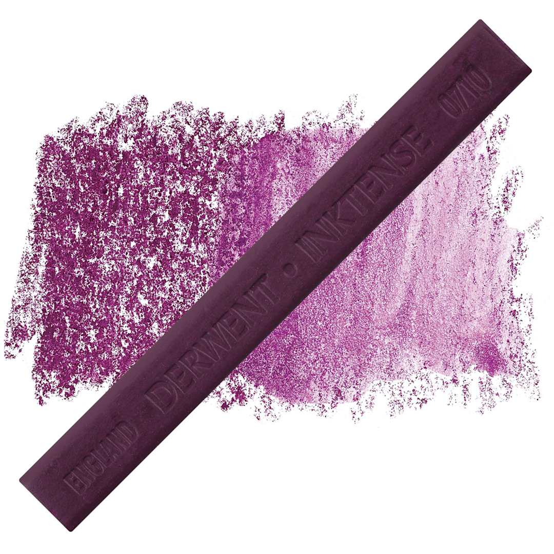 Open in modal - Derwent Inktense Block - Deep Rose block and swatch