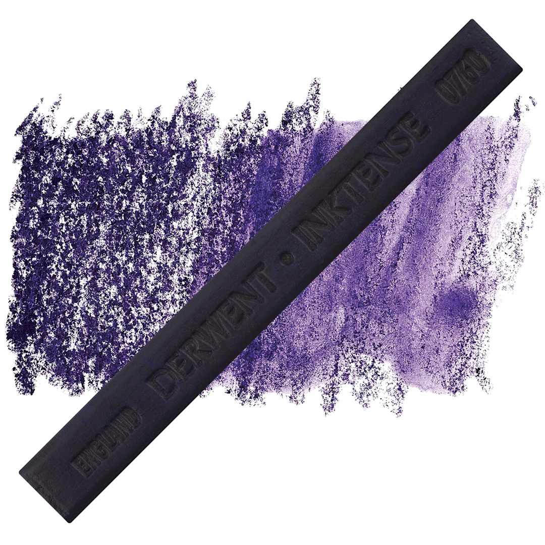 Open in modal - Derwent Inktense Block - Deep Violet block and swatch