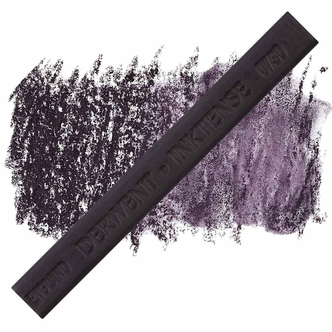 Open in modal - Derwent Inktense Block - Dusky Purple block and swatch