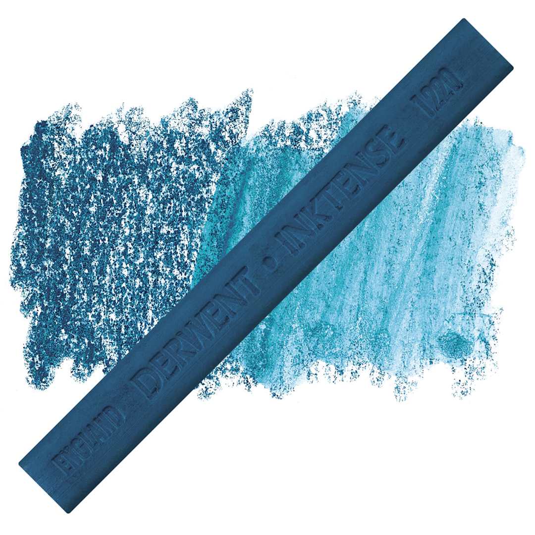 Open in modal - Derwent Inktense Block - Green Aquamarine block and swatch