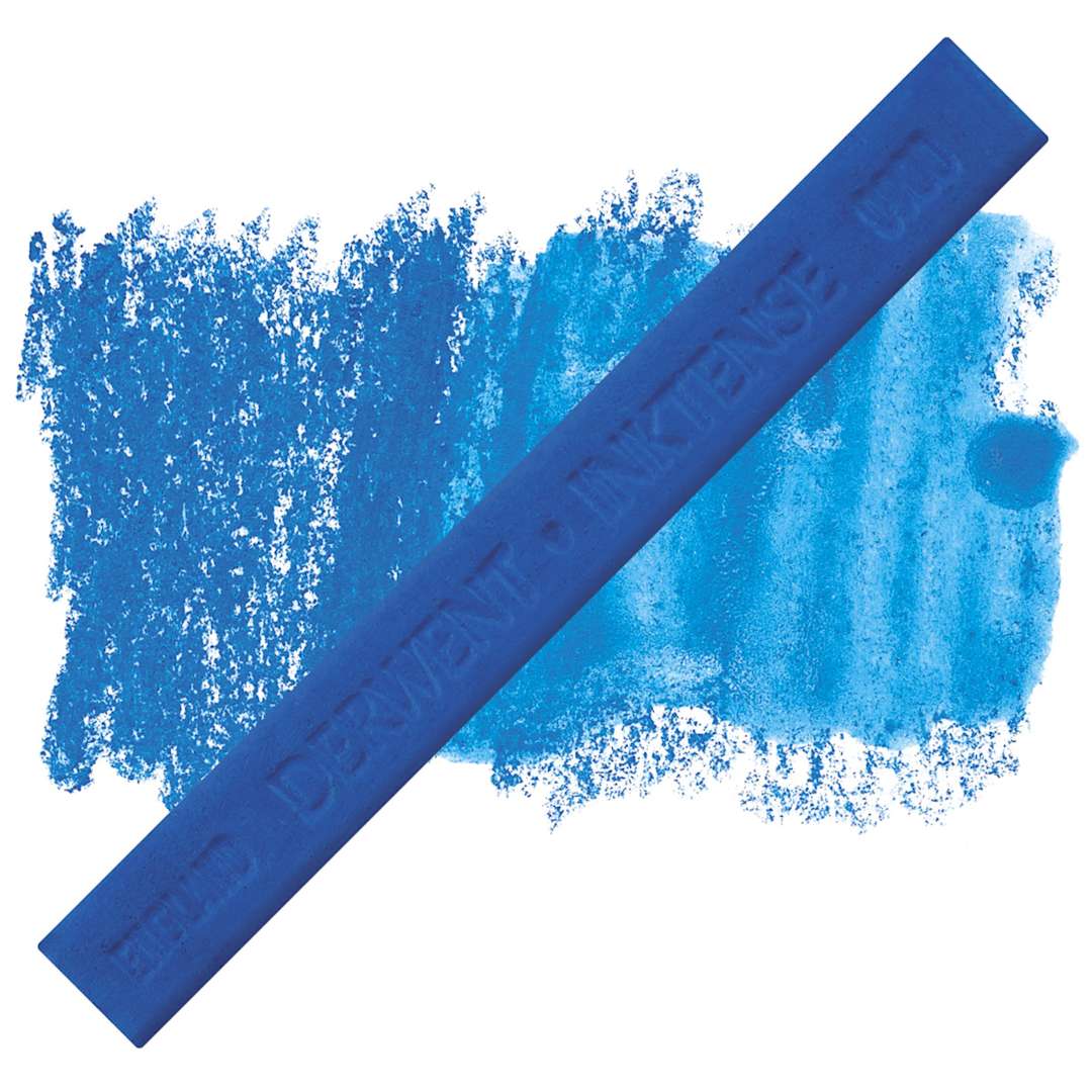 Open in modal - Derwent Inktense Block - Iris Blue block and swatch