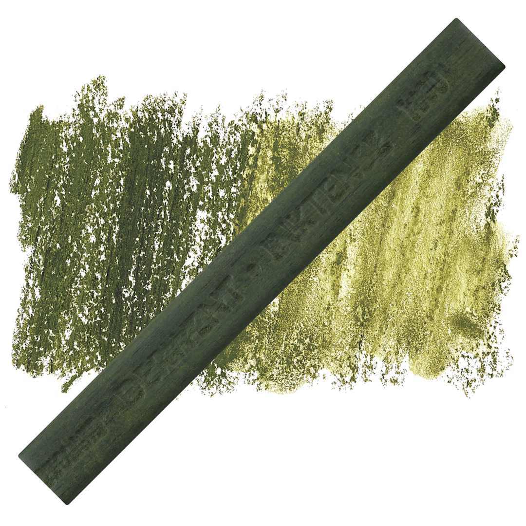 Open in modal - Derwent Inktense Block - Leaf Green block and swatch