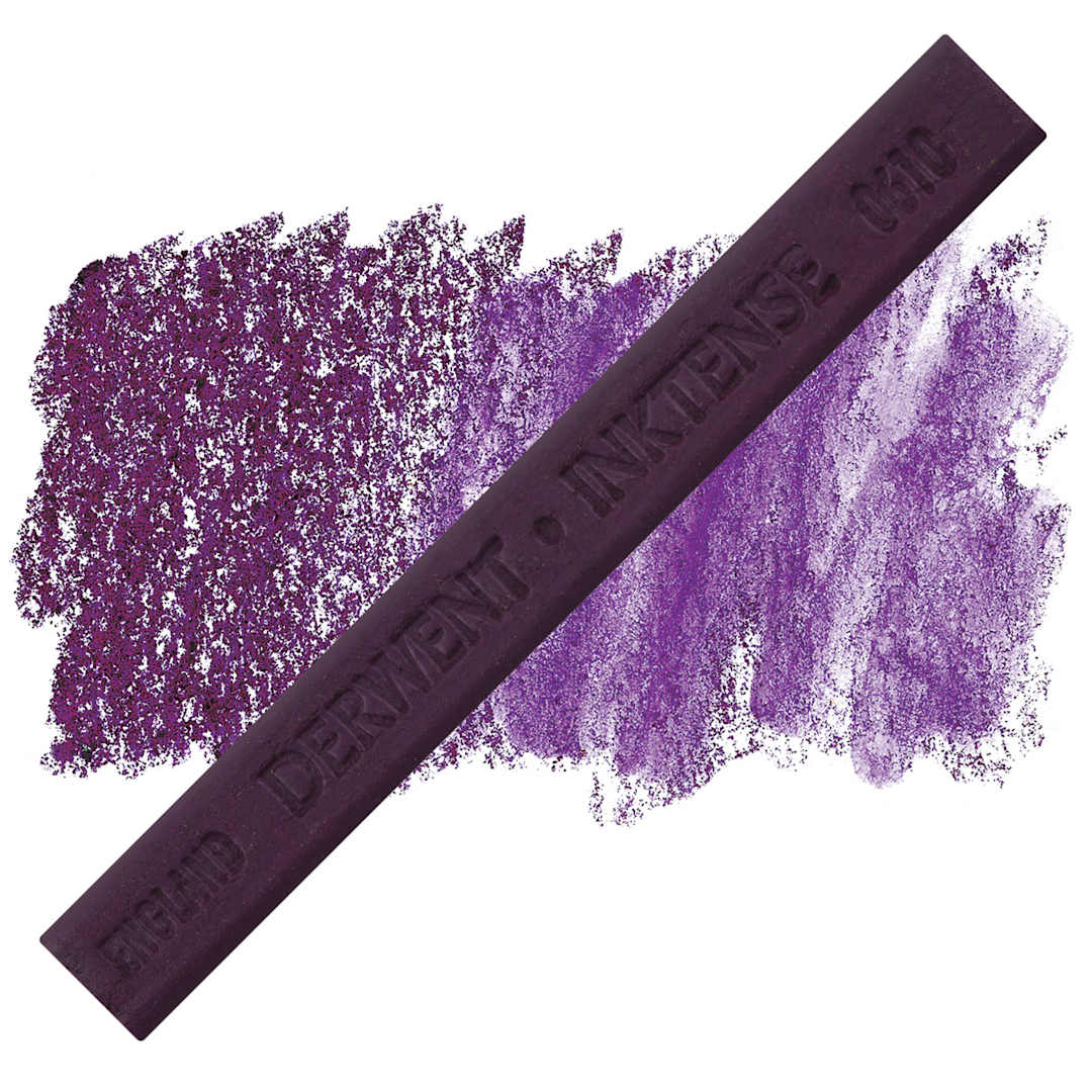 Open in modal - Derwent Inktense Block - Red Violet block and swatch