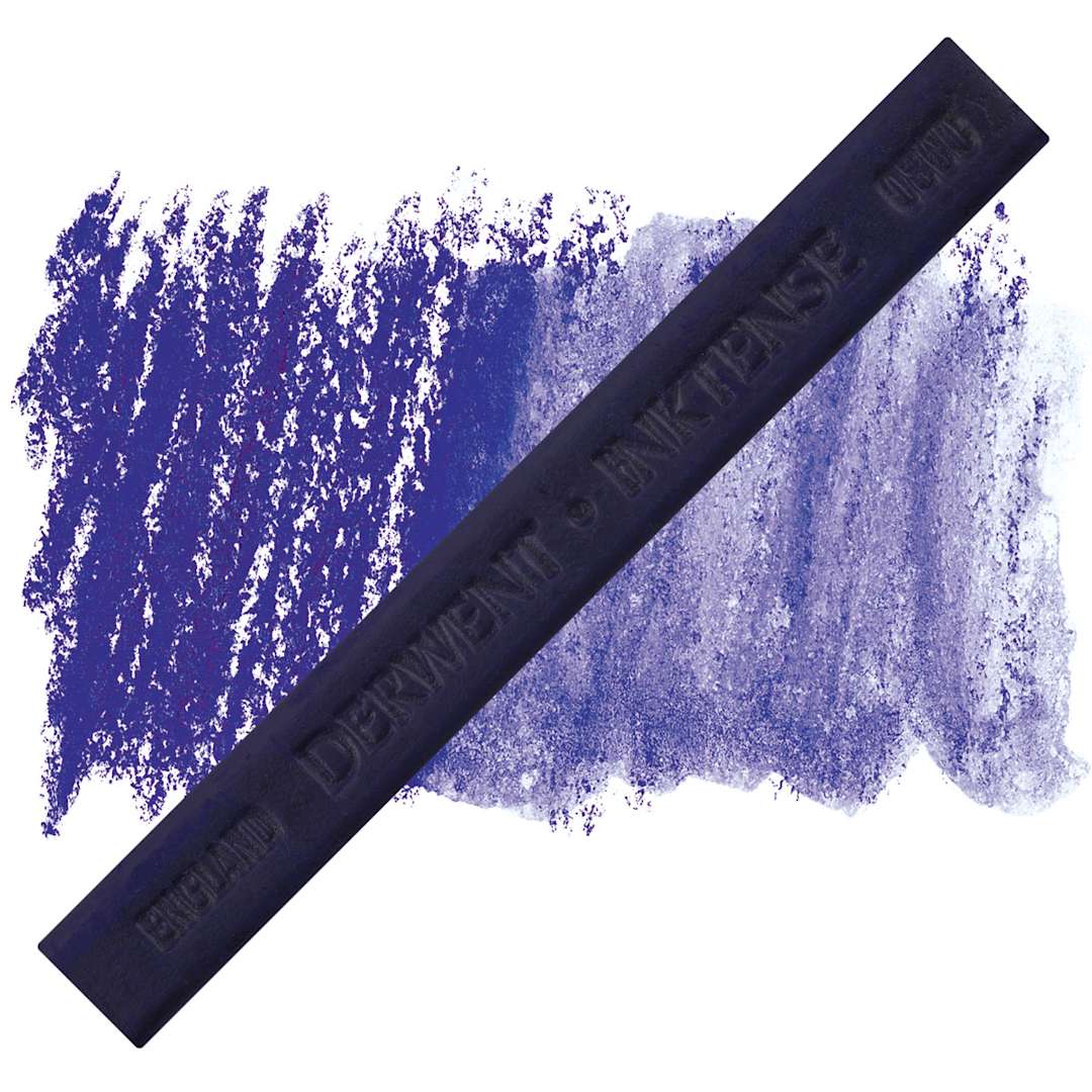 Open in modal - Derwent Inktense Block - Violet block and swatch