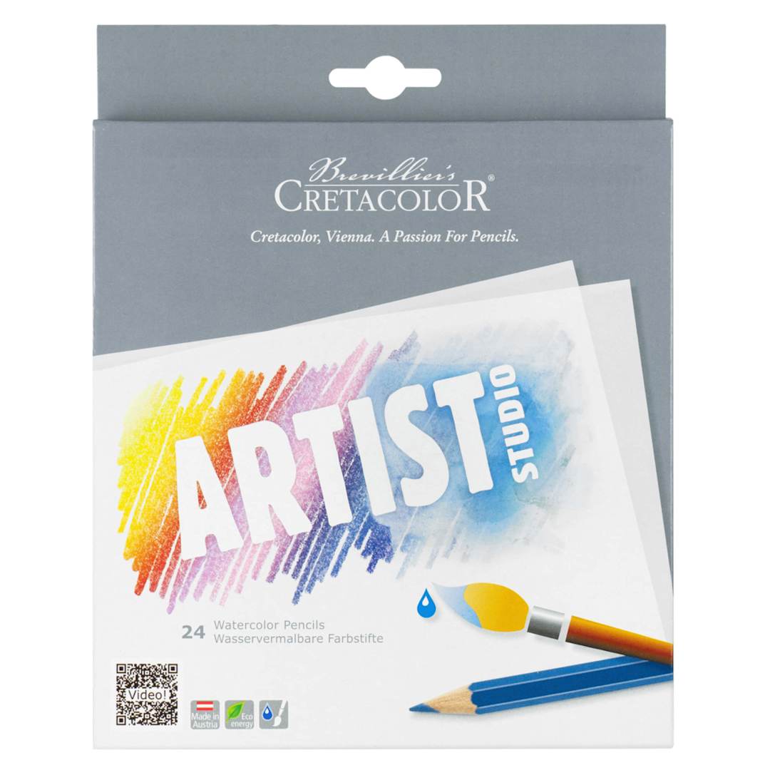 Open in modal - Cretacolor Artist Studio Watercolor Pencil Set of 24