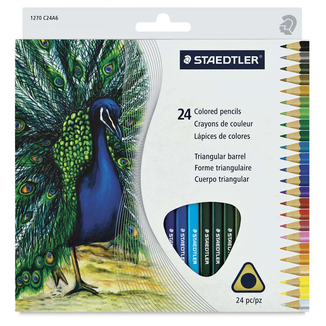 Open in modal - Staedtler Triangular Colored Pencils