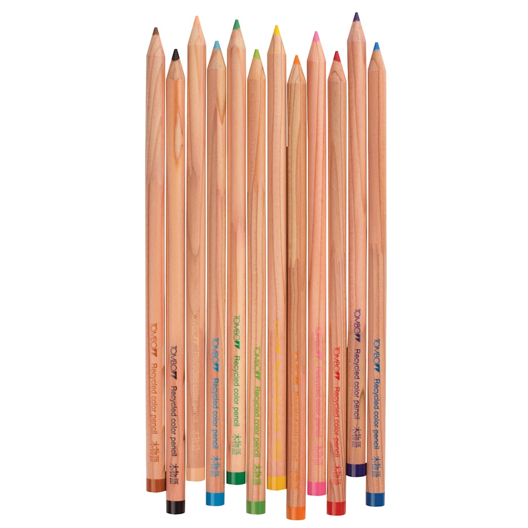 Open in modal - Recycled Color Pencils Yellow Green
