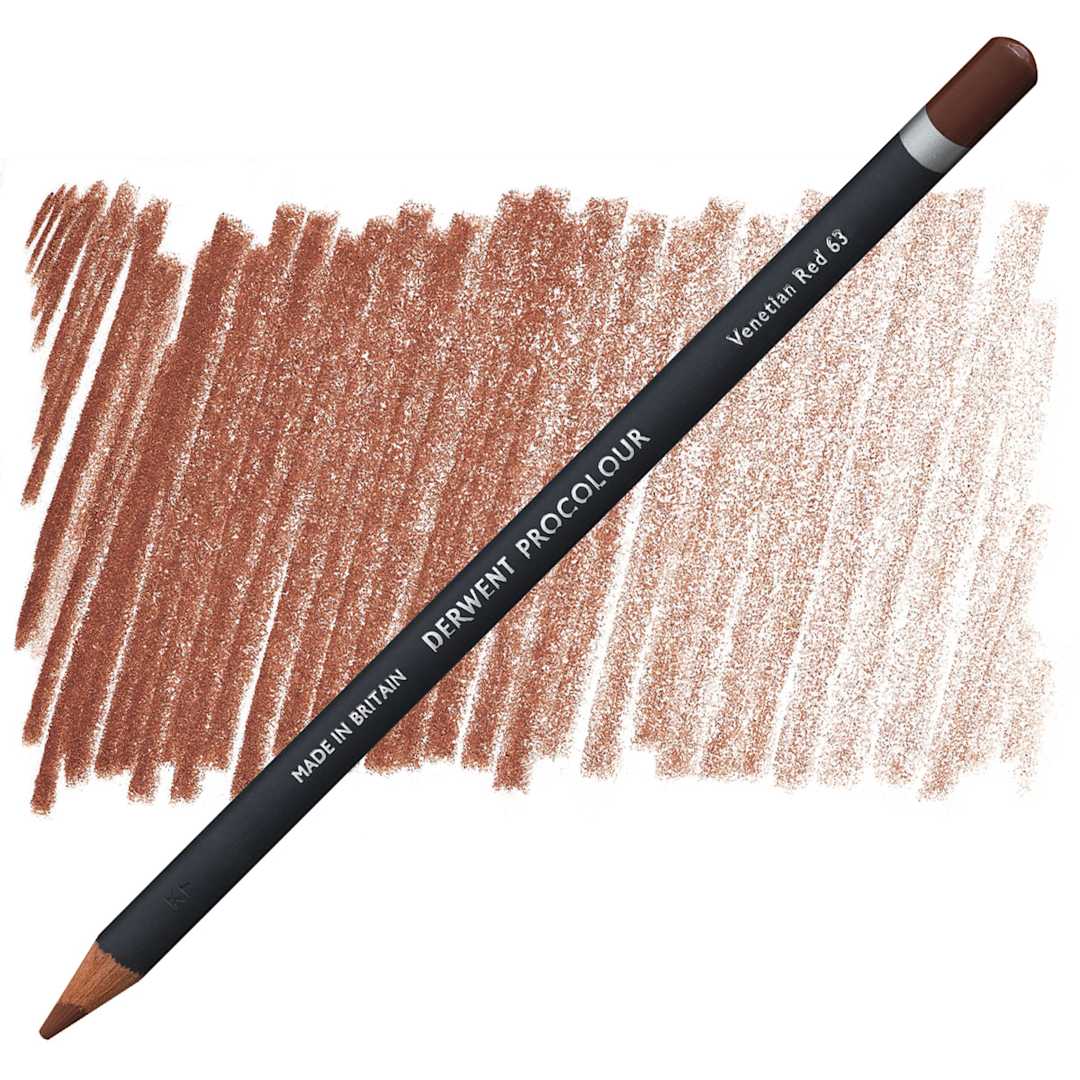Open in modal - Derwent ProColour Colored Pencil - Venetian pencil and swatch