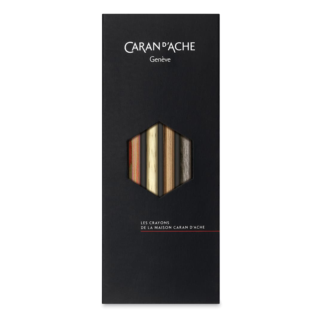 Open in modal - Caran d' Ache Pencil Gift Set - No. 7 Exotic Woods Set