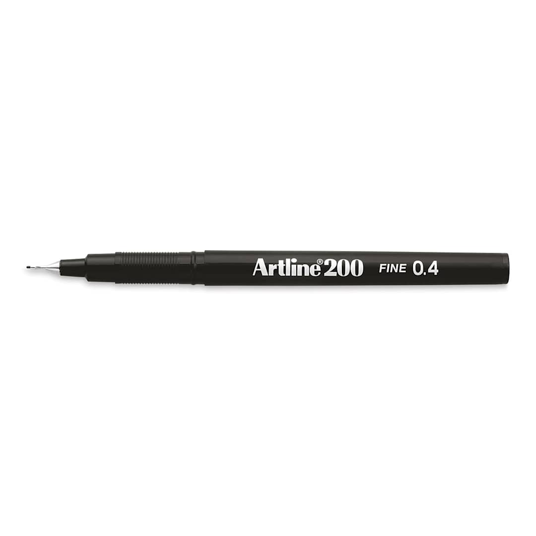 Open in modal - Artline 200 Writing Pen - 0.4 mm Tip, Black