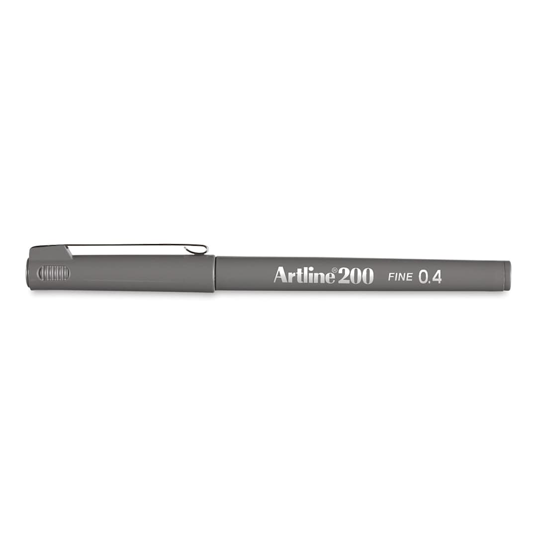 Open in modal - Artline 200 Writing Pen - 0.4 mm Tip, Gray