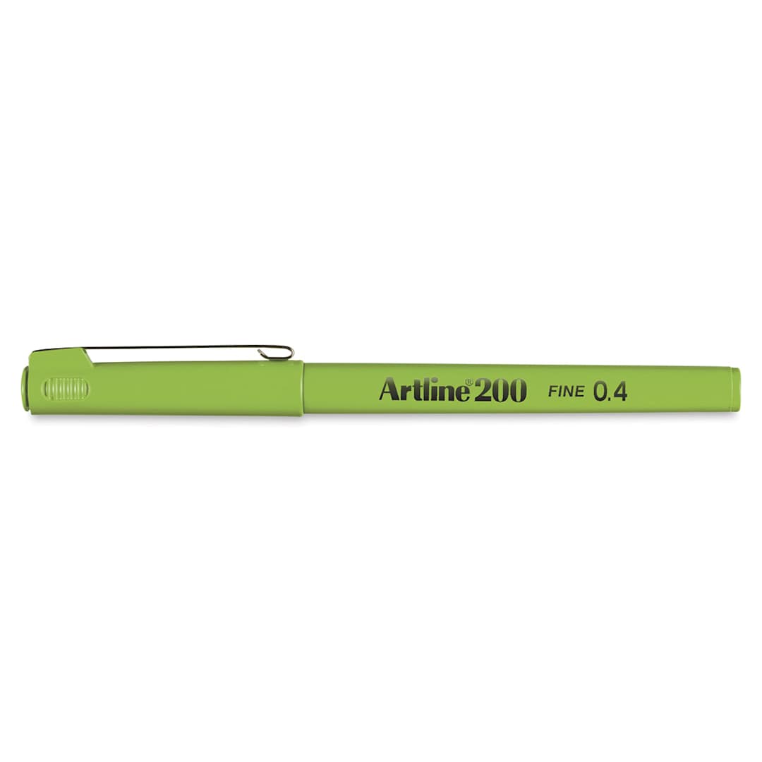 Open in modal - Artline 200 Writing Pen - 0.4 mm Tip, Yellow Green