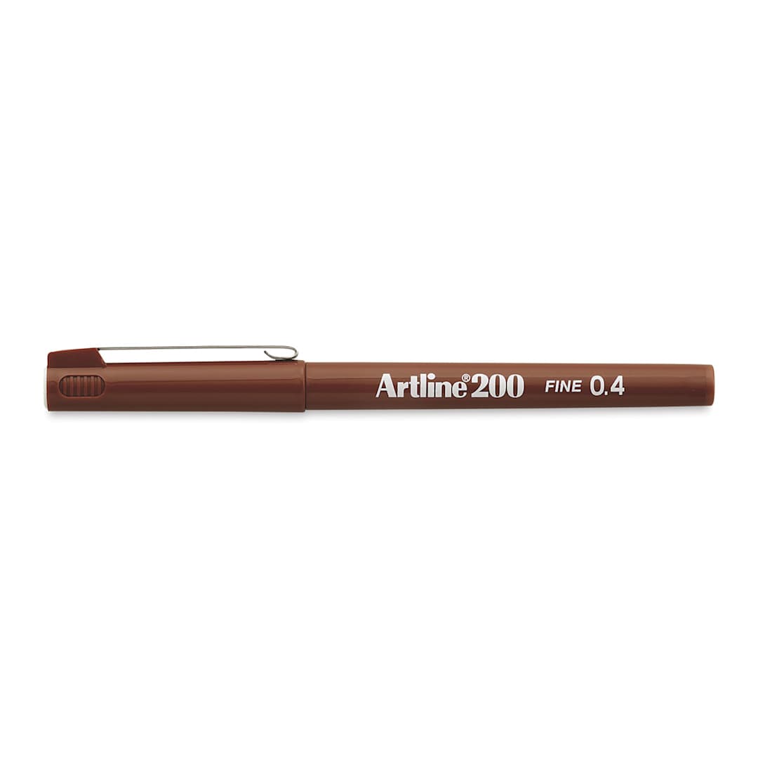 Open in modal - Artline 200 Writing Pen - 0.4 mm Tip, Brown