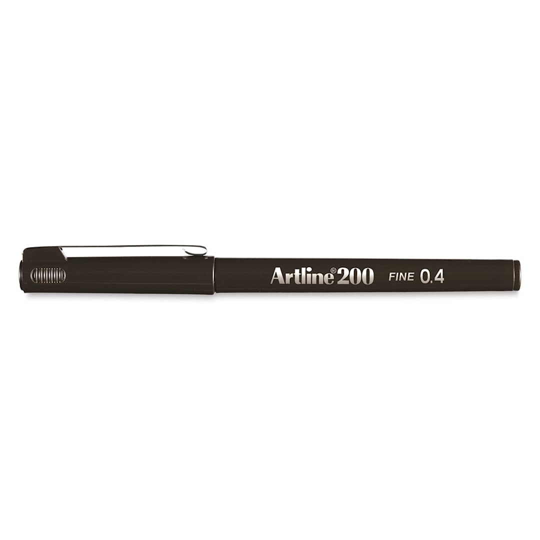 Open in modal - Artline 200 Writing Pen - 0.4 mm Tip, Dark Brown