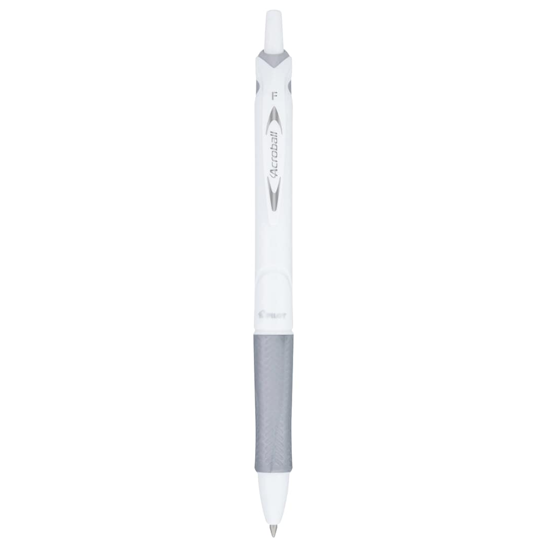 Open in modal - Acroball Pure White Advanced Ink Pen Silver