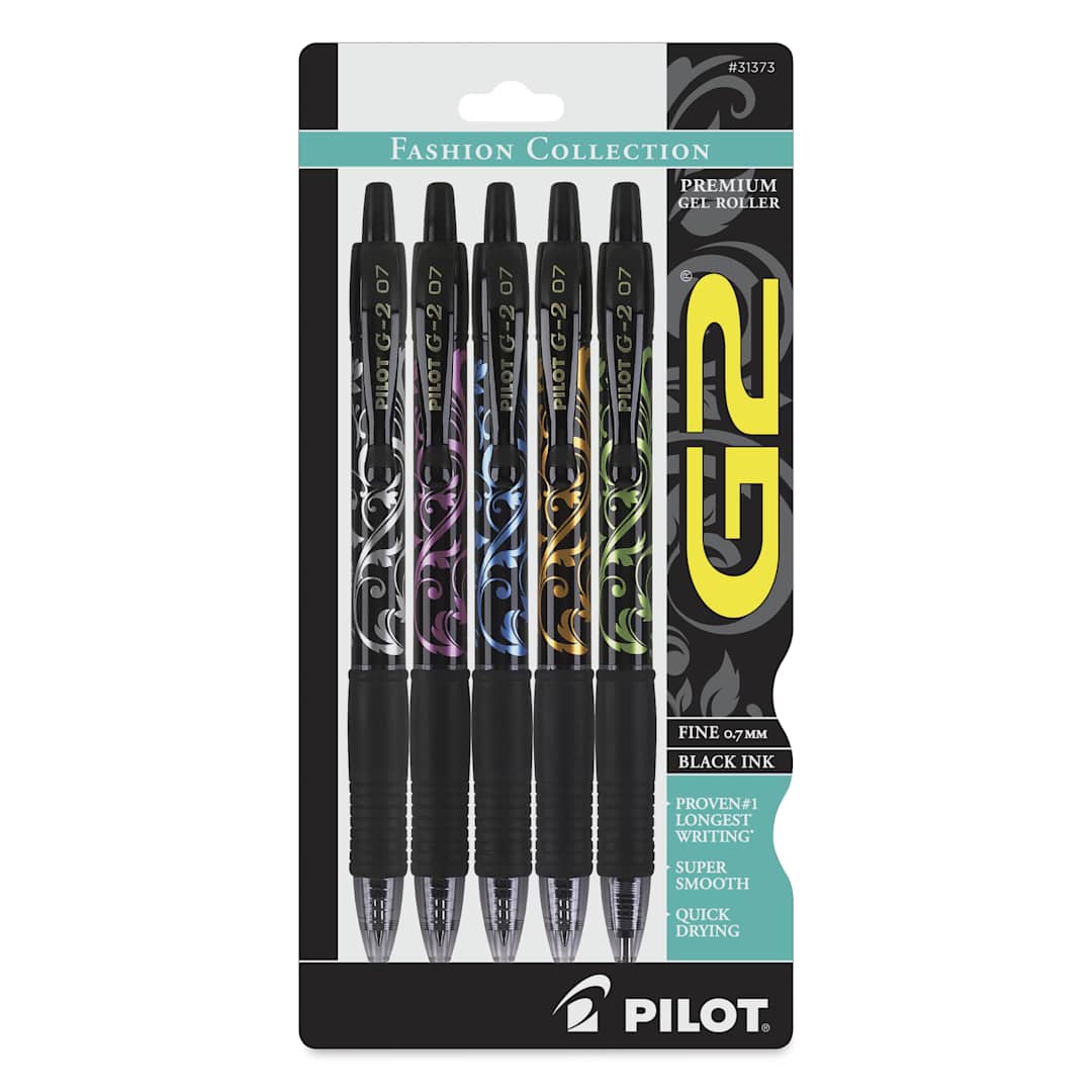 Open in modal - Pilot G2 Gel Pen - 0.7 mm, Green, Fine - front of packaging